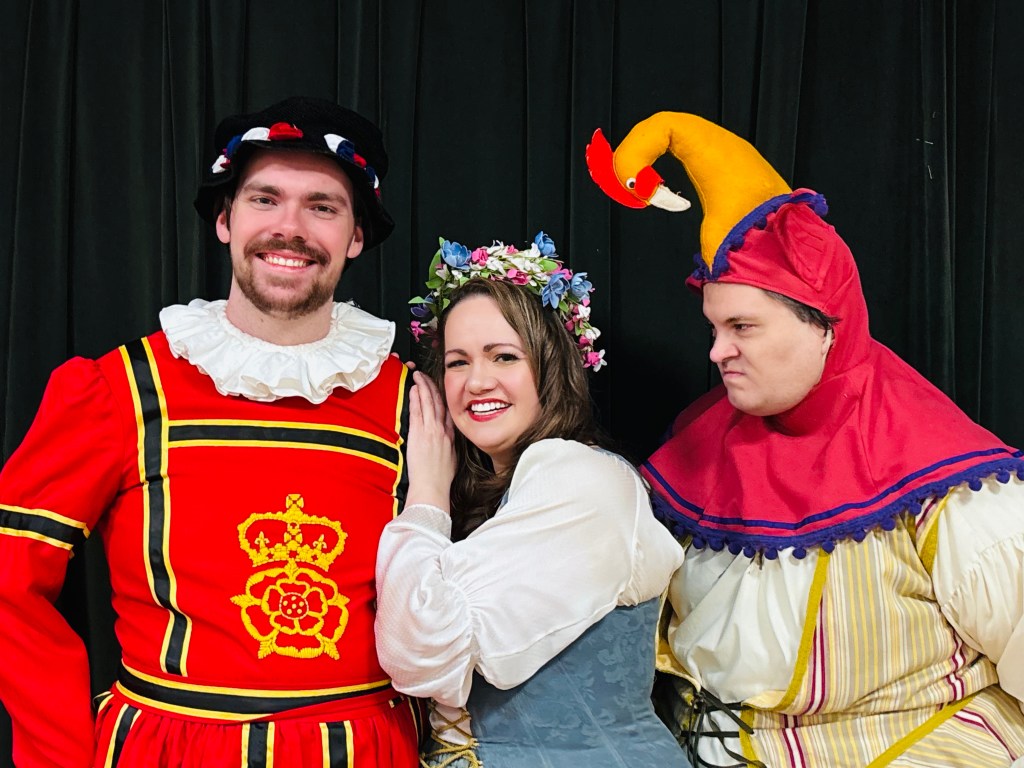 Fairfax, Elsie and Jack Point in GASLOCoLI's 2026 "Yeomen of the Guard"