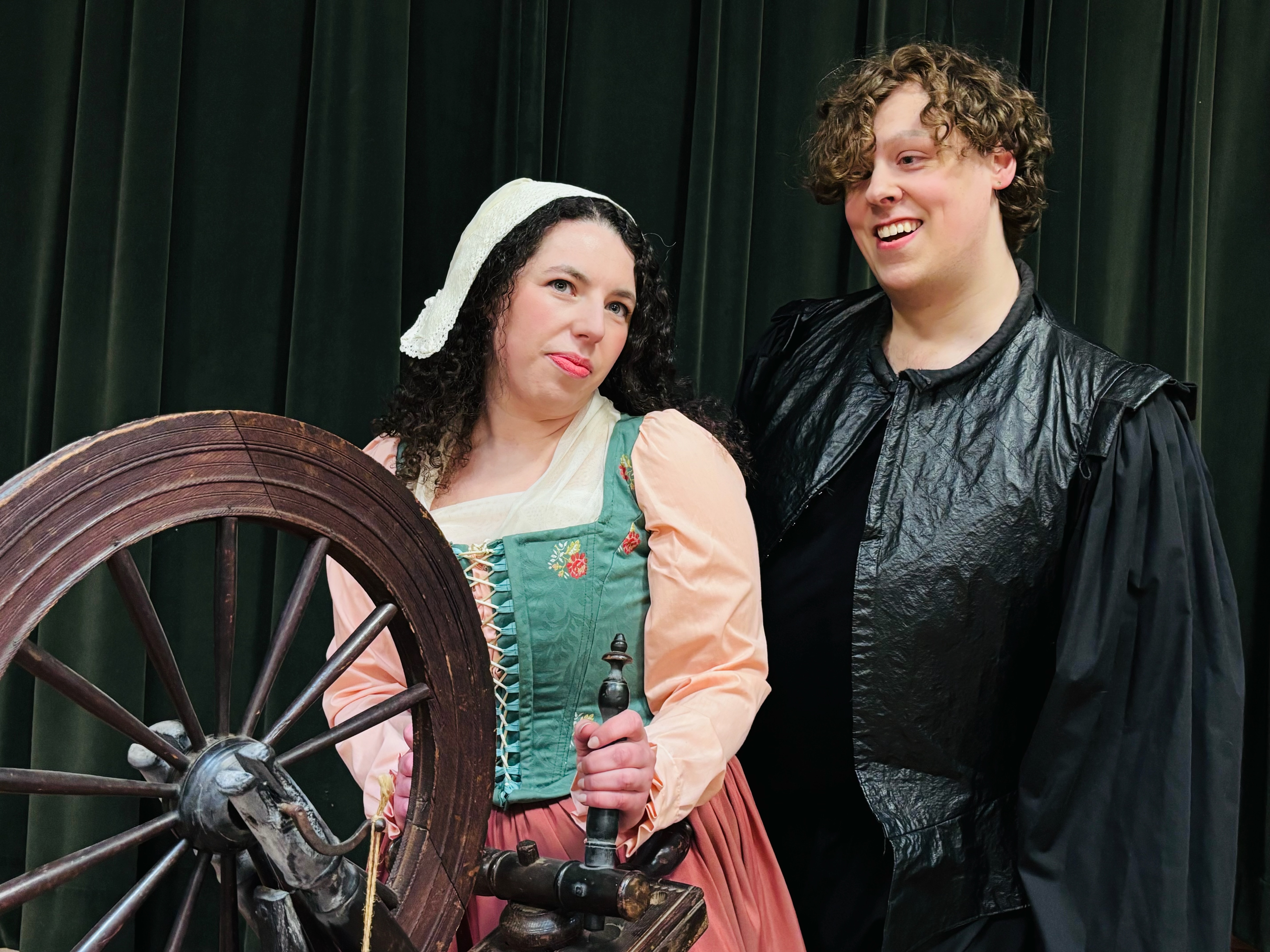 Phoebe and Wilfred in GASLOCoLI's 2026 "Yeomen of the Guard"