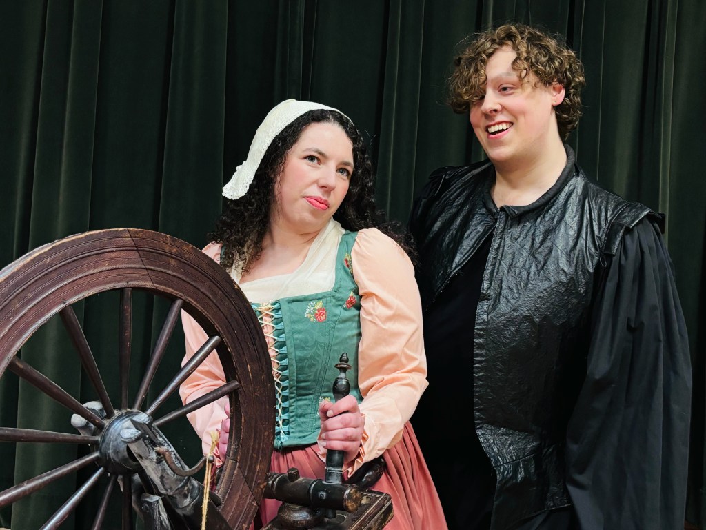 Phoebe and Wilfred in GASLOCoLI's 2026 "Yeomen of the Guard"